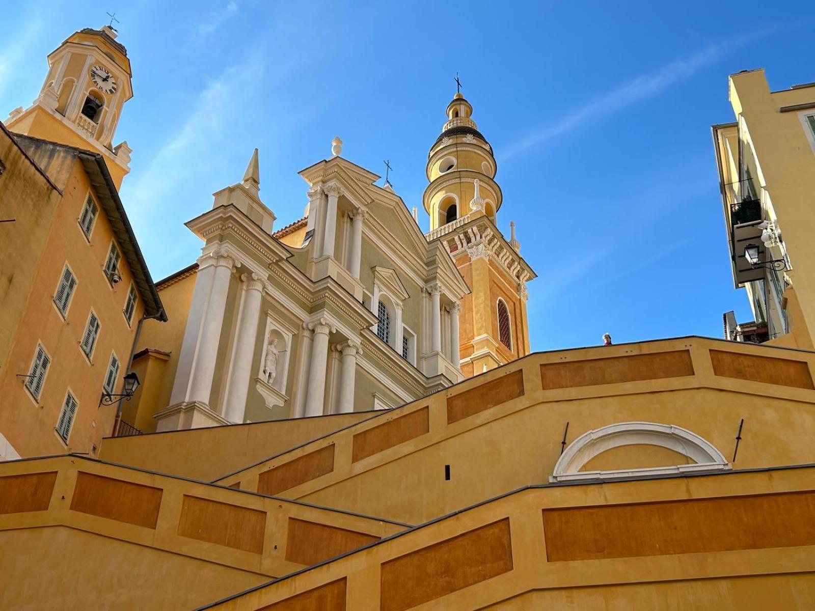Charmante 3 Zimmer, Stadtwohnung,Strandnähe Menton Exterior foto