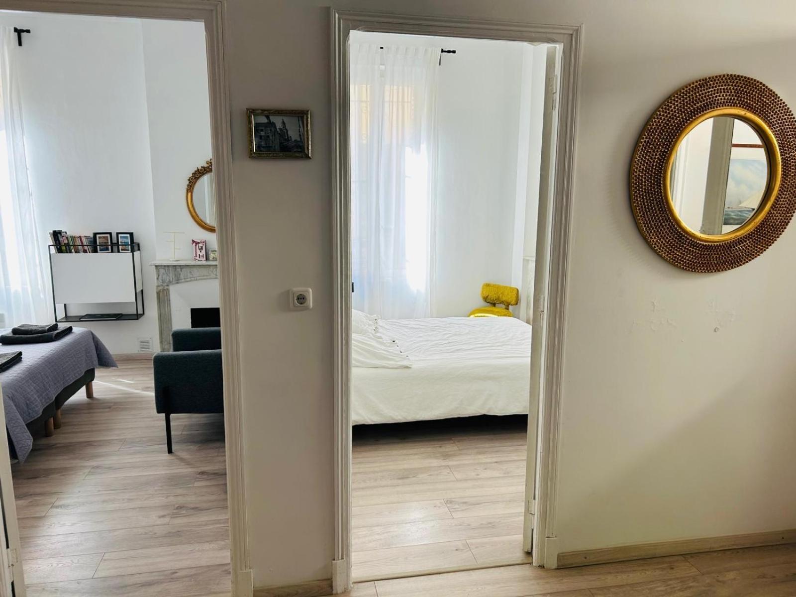 Charmante 3 Zimmer, Stadtwohnung,Strandnähe Menton Exterior foto
